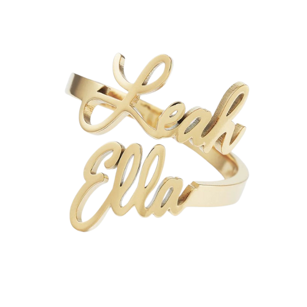 Double Name Ring