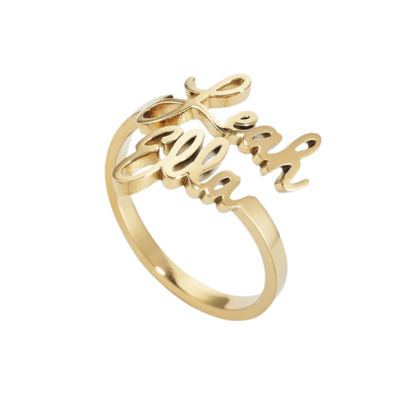Double Name Ring