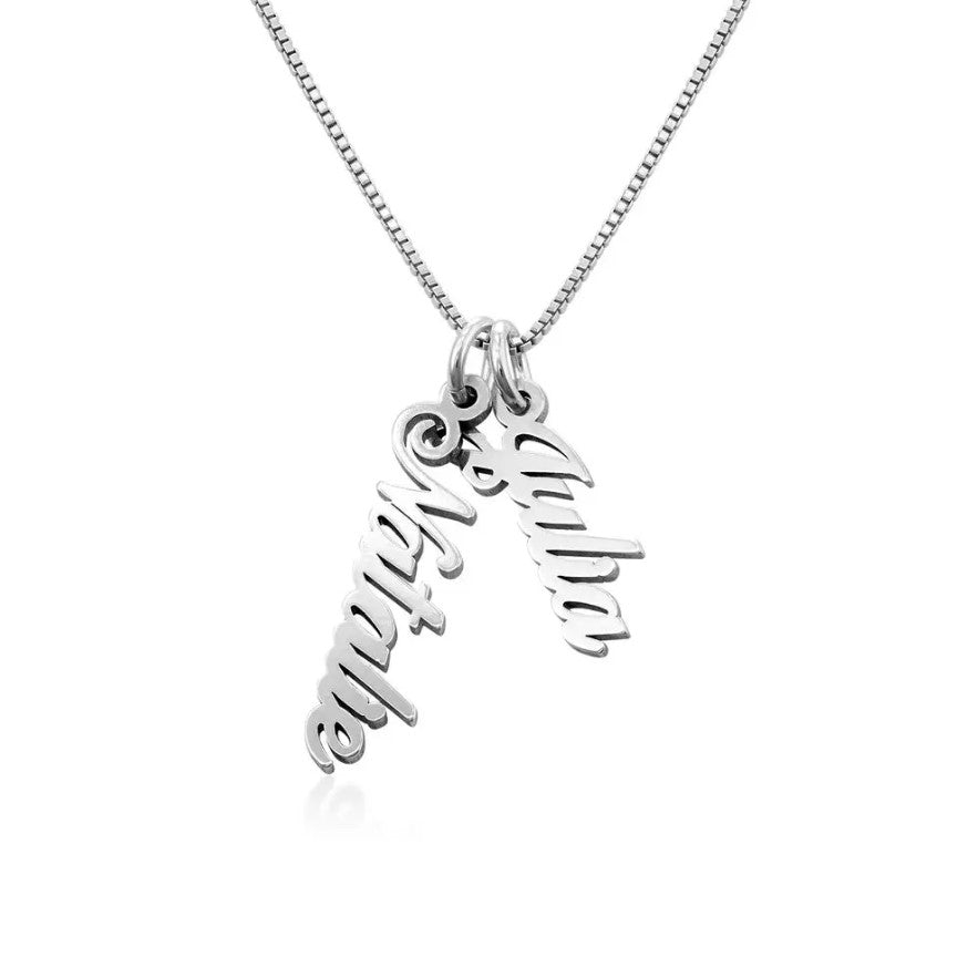 Vertical Name Necklace