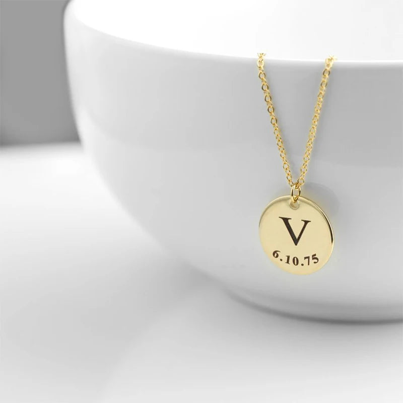 Personalized Disc Necklace