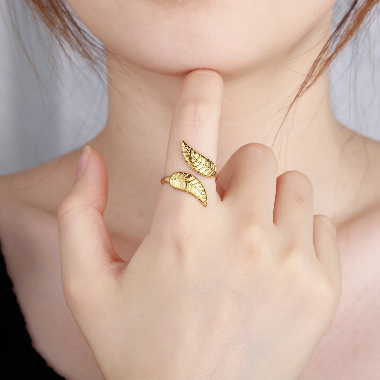 Adjustable Leaf Ring