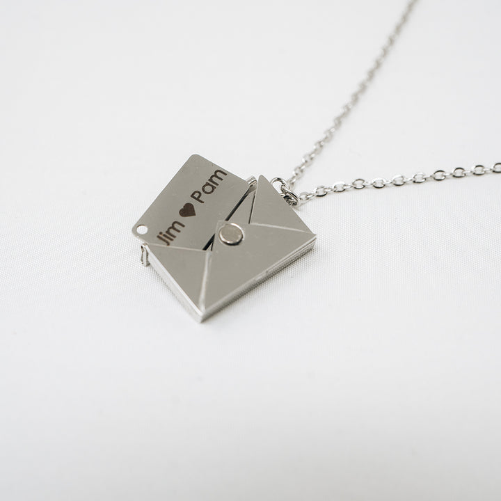 Love Letter Necklace + Rose Gift Box