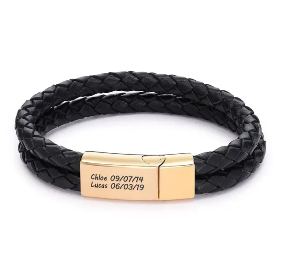 Explorer Leather Men's Bracelet