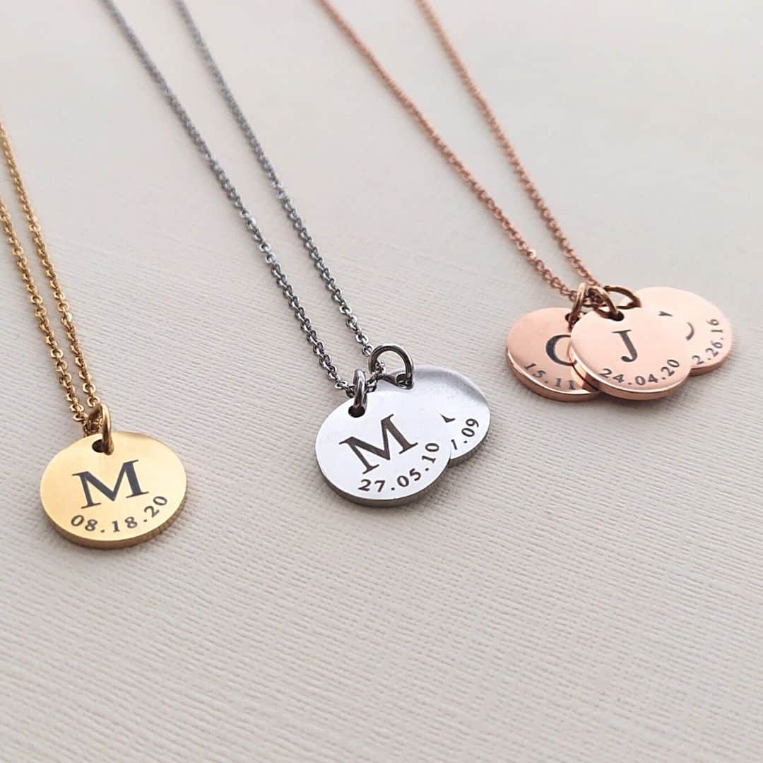 Personalized Disc Necklace