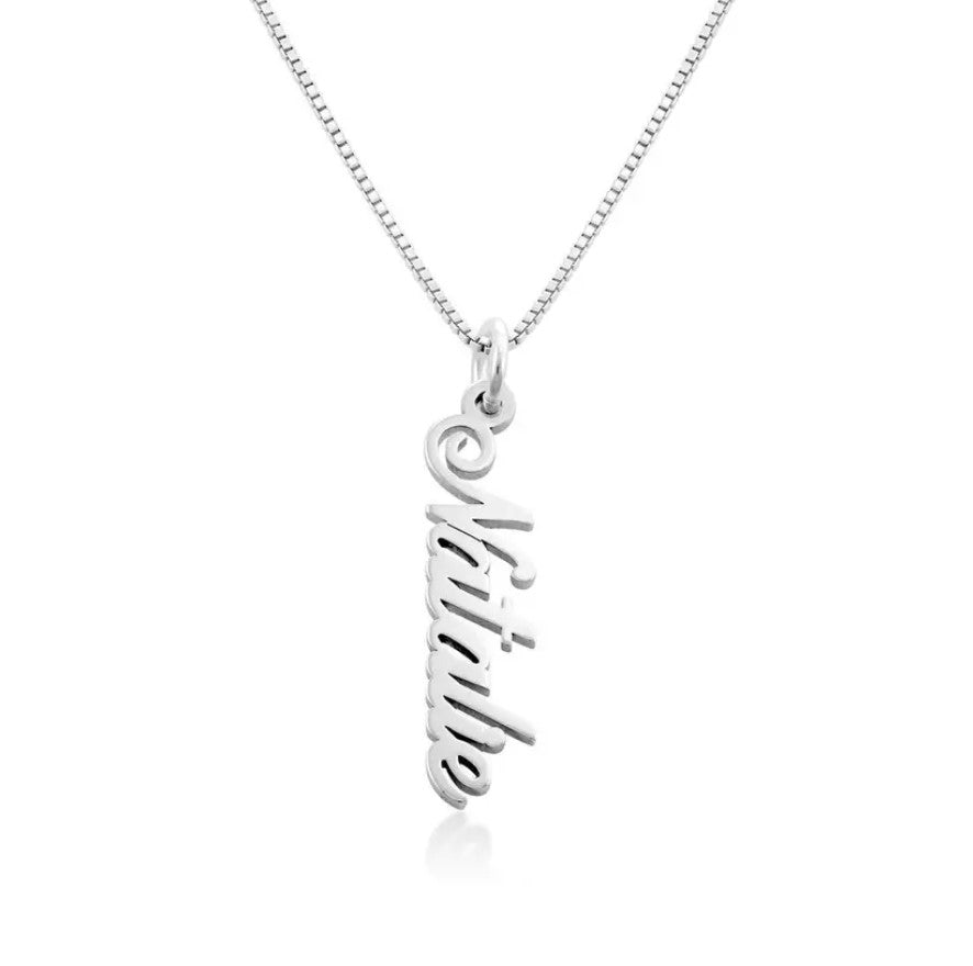 Vertical Name Necklace