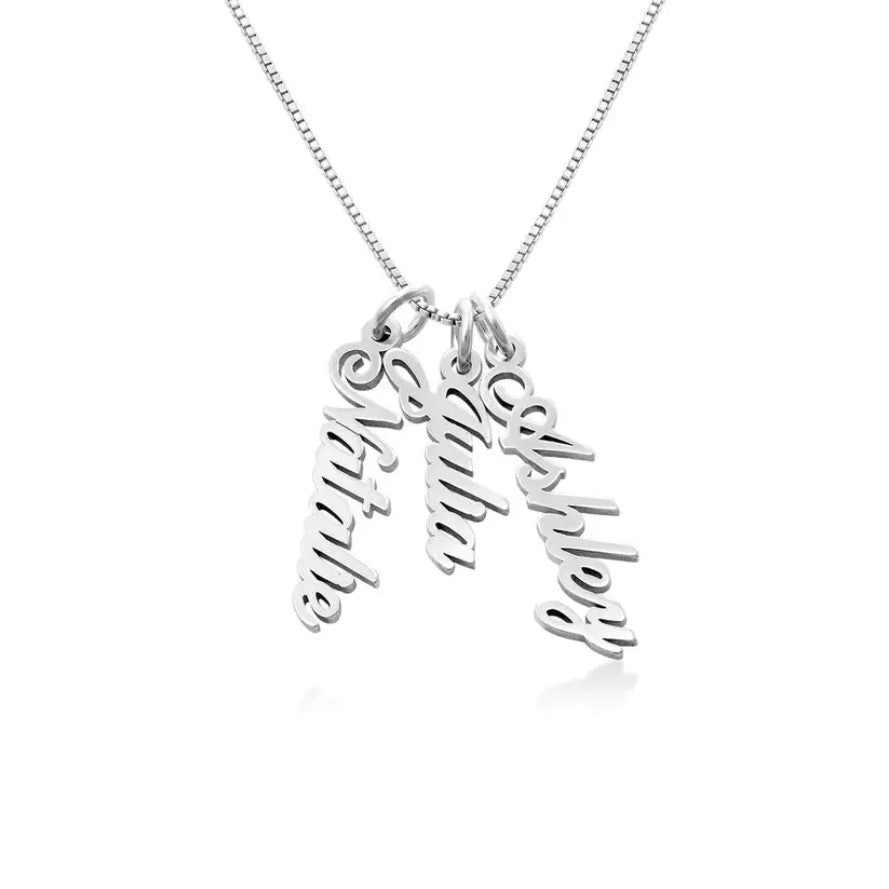 Vertical Name Necklace