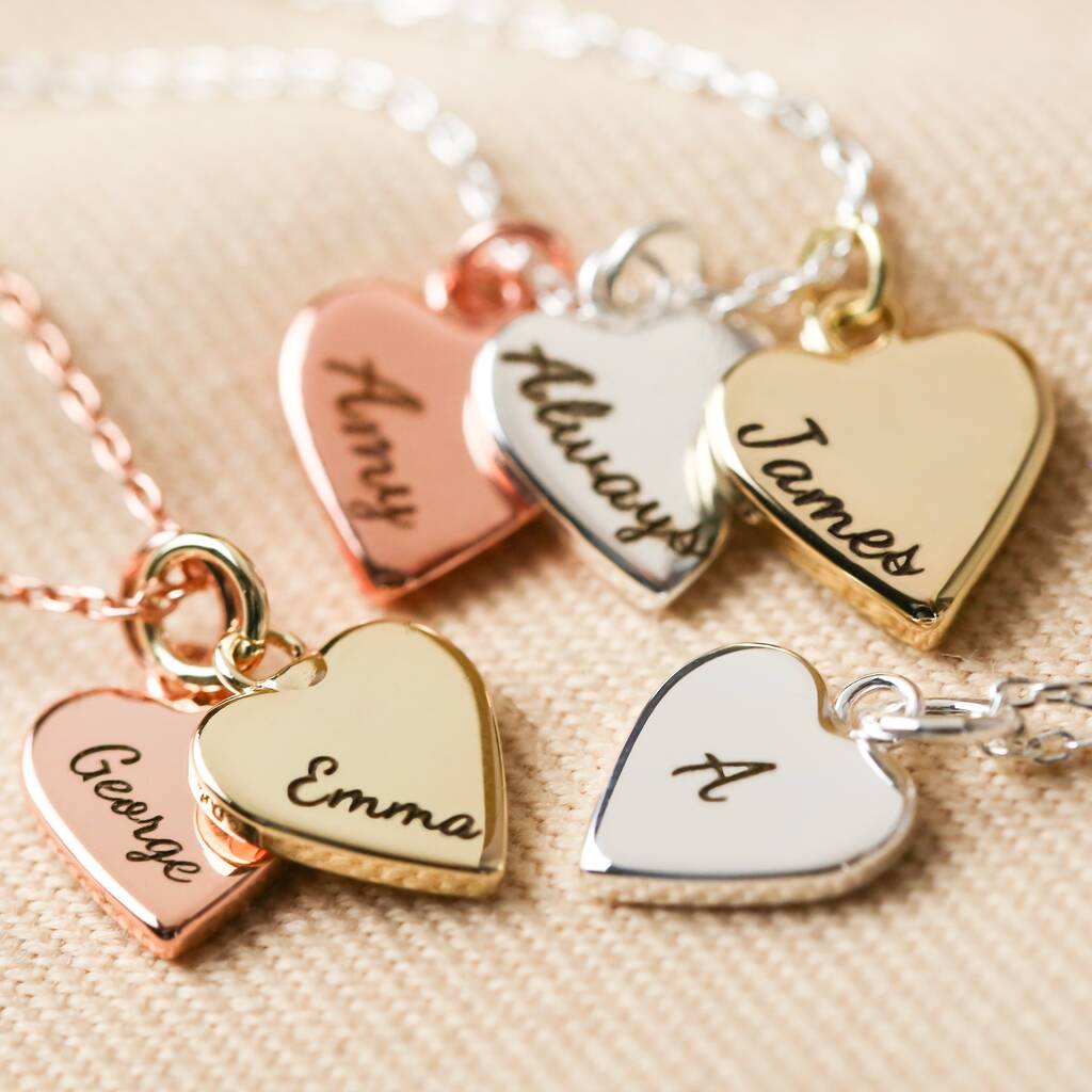 Customized Heart Necklace